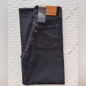 Levi's Ribcage Wide Leg Jeans - Black